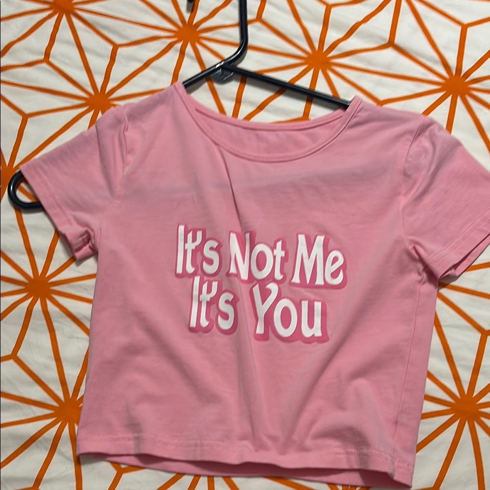 Pink Graphic Tee - It's Not Me It's You